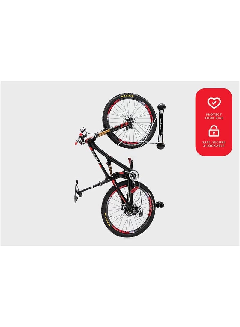 Steadyrack Bike Rack - Wall Mounted Bike Storage Solution for Your Home, Garage or Commercial Application. Easy Install. Swings 180 Degrees for More Floor Space-MTB - Image 4