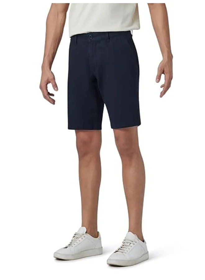اكس واي اكس اكس Men Twill Cotton Chinos Shorts, Regular Fit, Solid, Pack of 1, CB1SHT02_36, Midnight Blue, 36