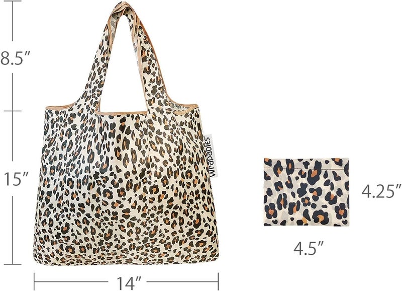 allydrew Foldable Tote Nylon Reusable Grocery Bag (Set of 2) - Image 3