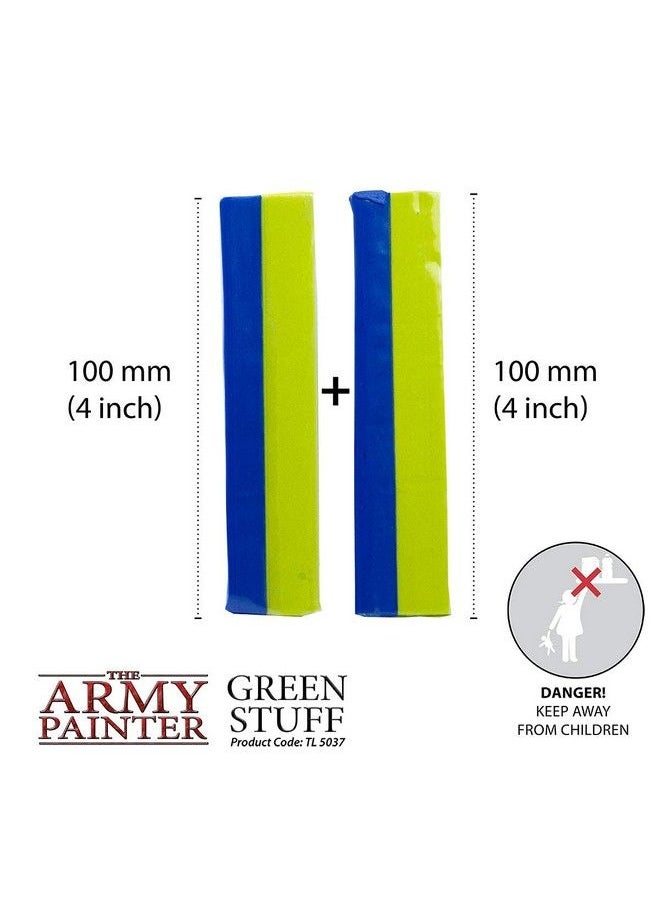 The Army Painter - 2 Part Modeling Clay 20Cm Moldable Model Putty For Miniatures Easy To Knead Green Stuff Putty Epoxy Clay For Sculpting Green Stuff Tools The Original Green Stuff Kneadatite - Image 1