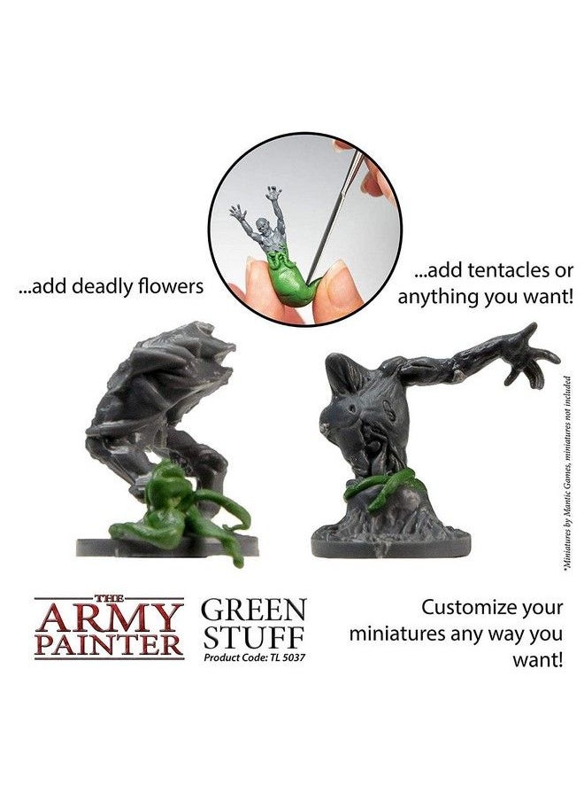 The Army Painter - 2 Part Modeling Clay 20Cm Moldable Model Putty For Miniatures Easy To Knead Green Stuff Putty Epoxy Clay For Sculpting Green Stuff Tools The Original Green Stuff Kneadatite - Image 1