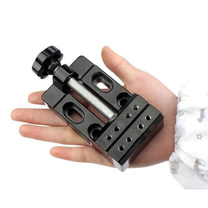 BUYSK Mini Bench Vice Clamp Mini Flat Clamp Opening Parallel Table Vise for Watch Repairing Sculpture Craft Jewelry DIY Carving Tool - Image 3