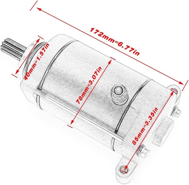 DEMULAX Motorcycle Starter Motor for CFMOTO Models - Image 2