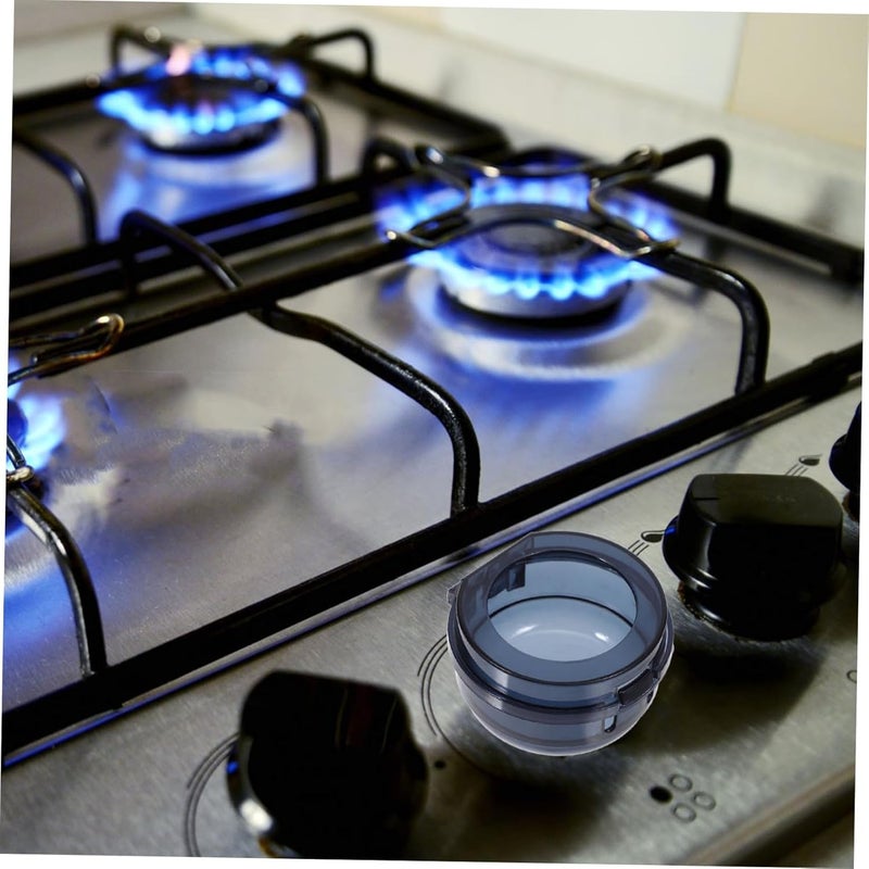 Abaodam Gas Stove Knob Covers for Child Safety 4pcs Childproof Oven Knob Safety Covers for Gas Ranges and Stoves - Image 4