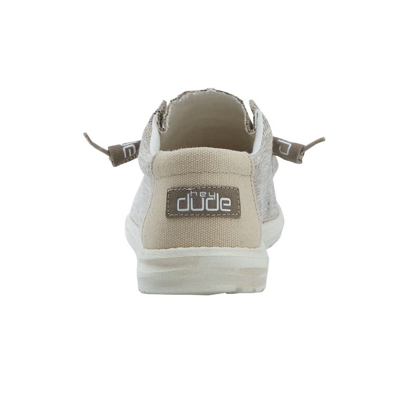 Hey Dude Men's Wally Woven Beige Size 12 | Men’s Shoes | Men's Lace Up Loafers | Comfortable & Light-Weight - Image 5