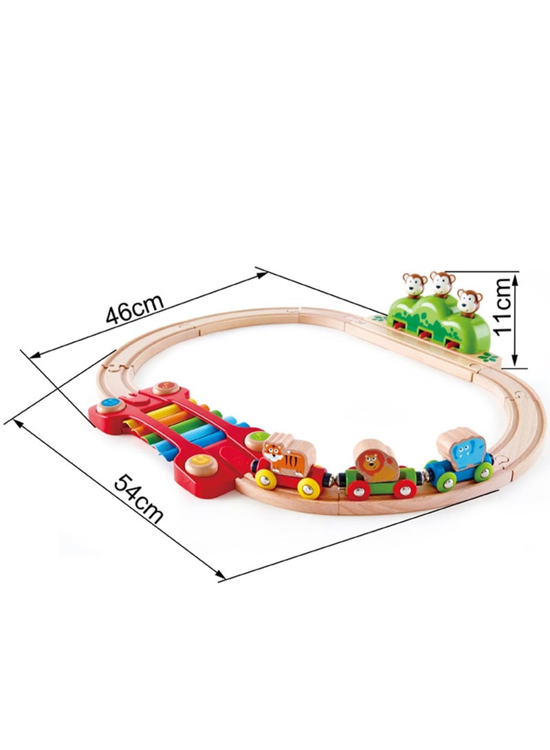 Raxoom Rainbow Puzzle Railway | Kids Railway Toy, Educational Toddler Toy, Children’s Train Set, Train Toy For Toddlers, Develop Key Motor Skills and Promote Hours Of Play For Ages 18+ Months - Image 1