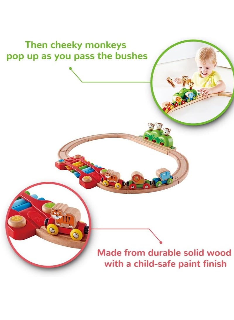 Raxoom Rainbow Puzzle Railway | Kids Railway Toy, Educational Toddler Toy, Children’s Train Set, Train Toy For Toddlers, Develop Key Motor Skills and Promote Hours Of Play For Ages 18+ Months - Image 4