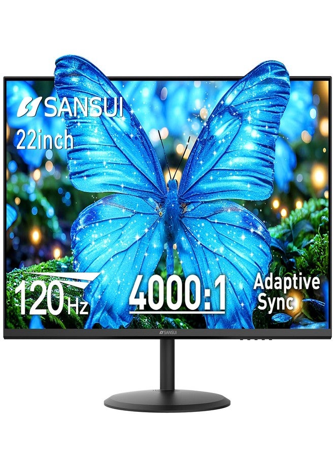 SANSUI 24 Inch Gaming Monitor 160Hz FHD 1080P Computer Monitor, FreeSync 1ms 4000:1 Contrast, HDMI DP Ports VESA Support Eye Care Monitor for Gaming Office (HDMI Cable Included ES-G24F4M) - Image 1