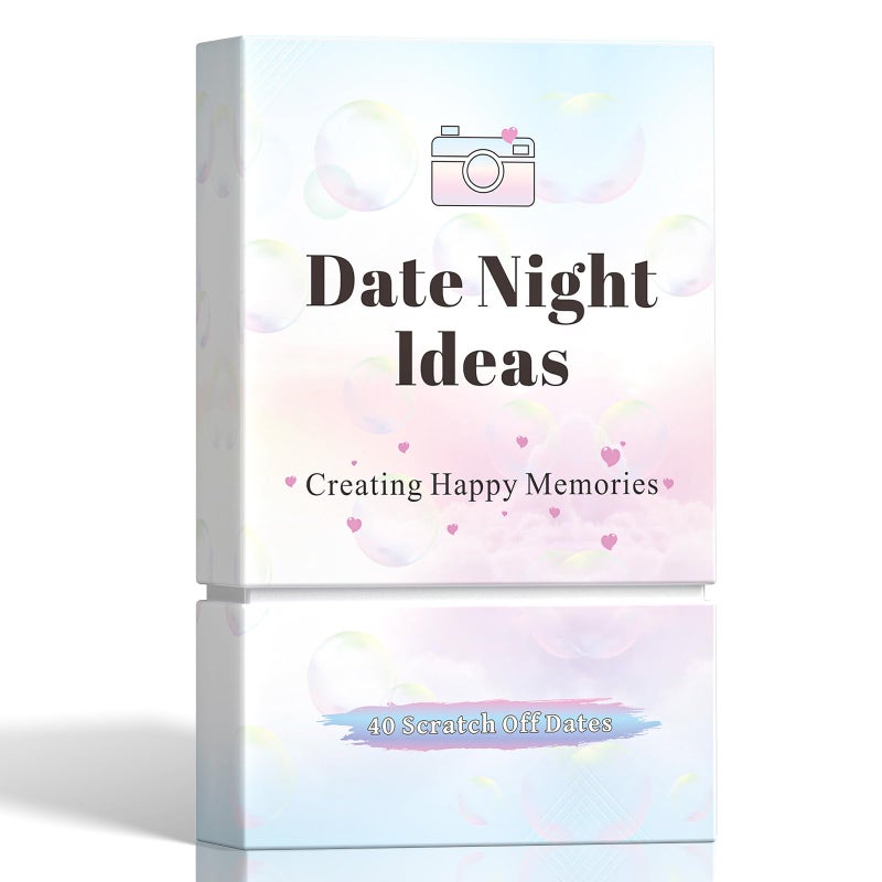 VUNCESSIN 40 Date Night Gift Ideas for Couple Adventurous ScratchOff Cards for Couple Games Valentines Day Gifts for Him Her Wife or Husband Fun Gift for Date Night Wedding Anniversary Birthday More - Image 3