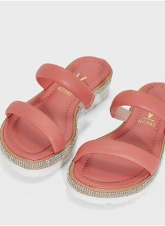 فيزانو Lillian Multi Strap Low Heel Wedge Sandals  - Image 4