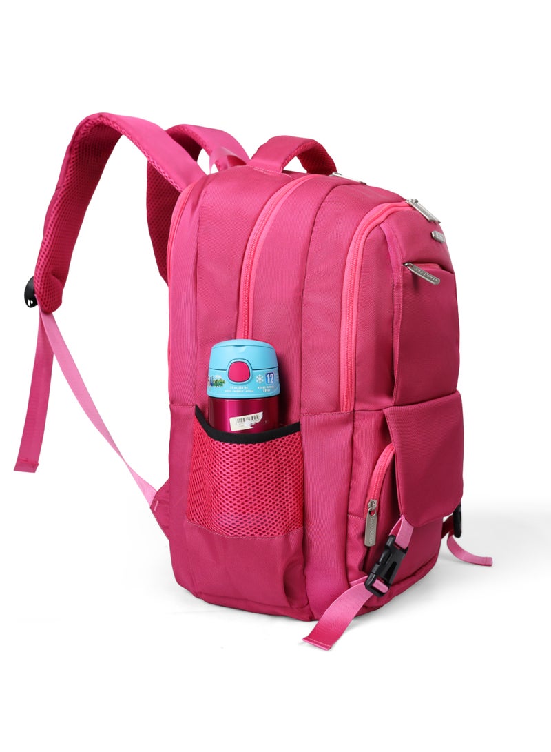 لوبو بيانكو شنطة ظهر إكس سكول - وردي غامق - Image 2