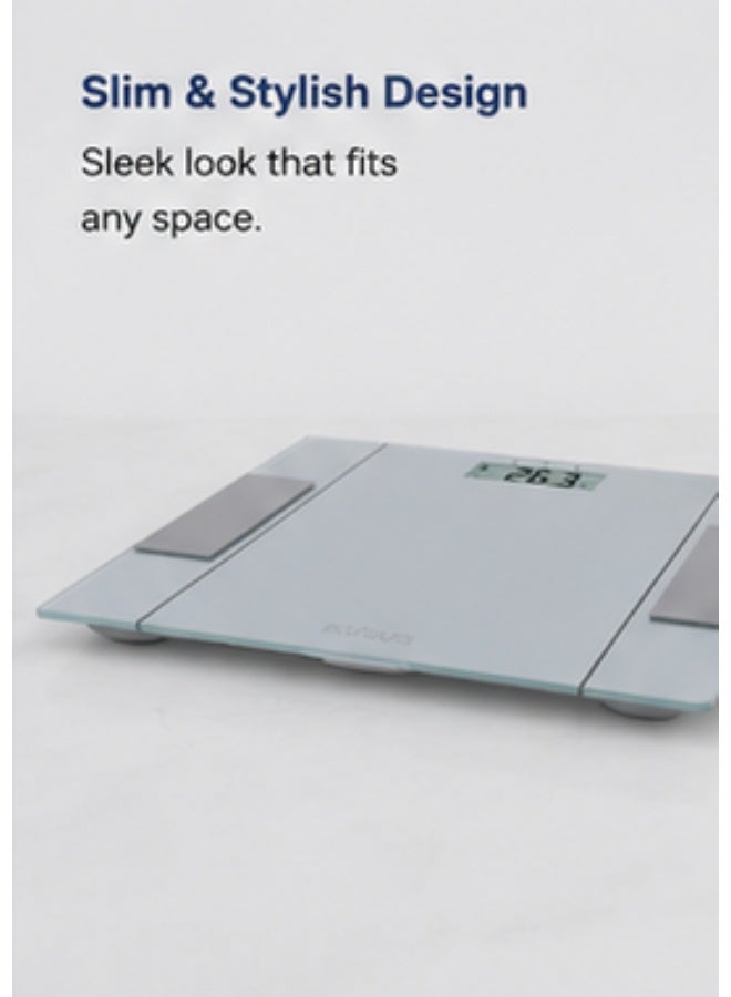 Kion Digital Scale 150KG – KHD/621 Silver | Durable & Easy-to-Use Electronic Weighing Scale KHD/621 silver - Image 3