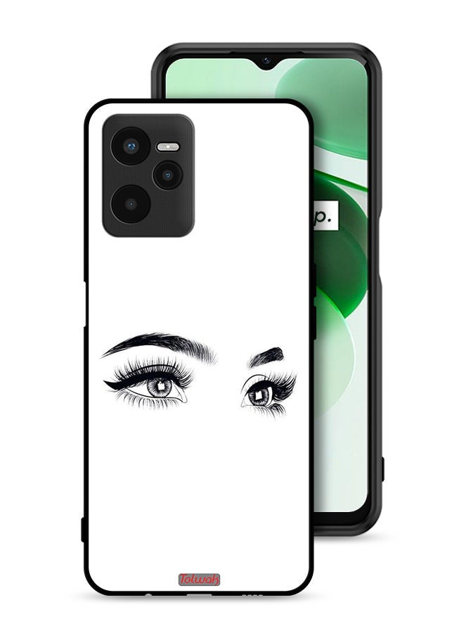 Tolwak Realme C35 Protective Case Cover Eyes Art - Image 1
