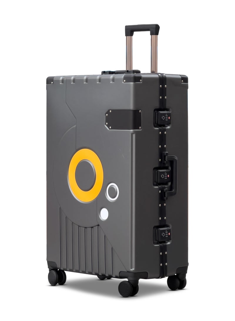 ZAAPPY Hard Shell Aluminum Frame 28 Inch (30-35kg) Luggage With TSA Lock, Travel Hook, Silent 360° Spinner Wheels, Water Resistant Suitcase - Image 1