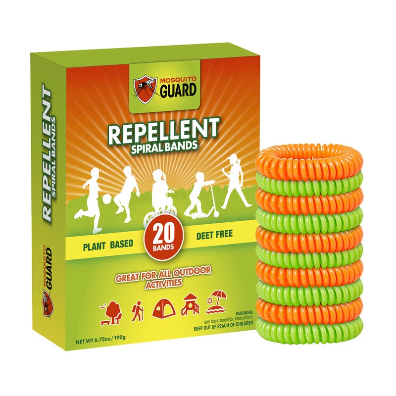 Mosquito Guard Mosquito Guard 20 Deet Free Mosquito Repellent Bracelets for Kids Camping Essentials Bug Repellent Bracelets Mosquito Repellent Outdoor Patio Bands Summer Essential Bug Bracelets Repellent Kids