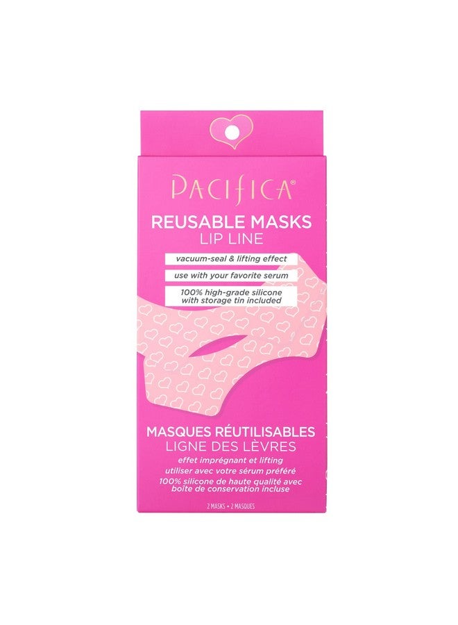 Pacifica أسيفيكا بيوتي ؛ قناع شفاه قابل لإعادة الاستخدام ؛ 100% سيليكون ؛ تأثير الشفط والرفع ؛ تقليل الخطوط الدقيقة + التجاعيد ؛ اقتران مع سيروم ؛ علبة تخزين متضمنة ؛ نباتي + خالي من القسوة - Image 1
