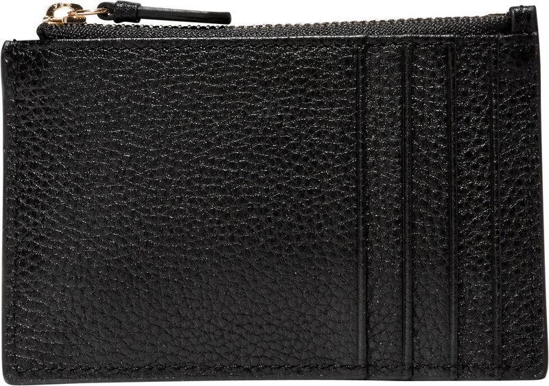 Cole Haan Women's Grand Series Card Case W/Zip, Black - Image 1