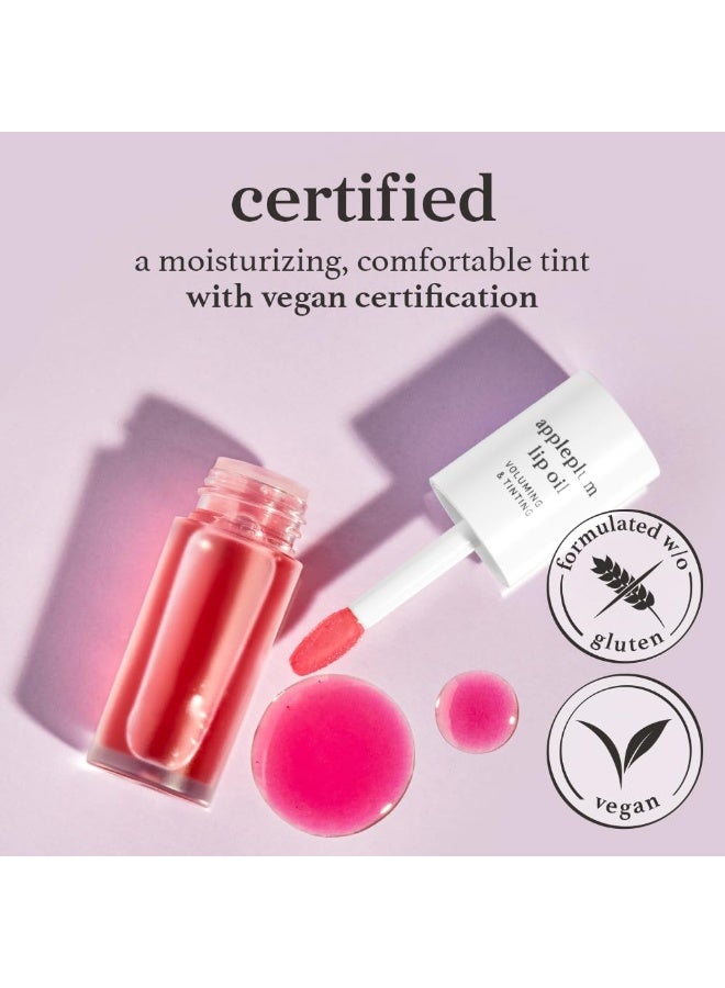 NOONI Korean Lip Oil - Appleplum | Long-Lasting, Moisturizing, Plumping, Revitalizing for Dry Lips, Waterproof, No Peel Off, Korean Tint, Hydrating, Nourishing Crystal Clear, 0.12 FL Oz - Image 2