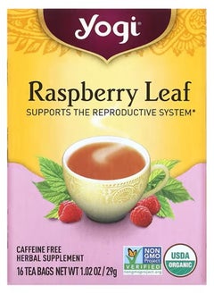 Yogi Tea Raspberry Leaf Caffeine Free 16 Tea Bag-29 g  - Image 1