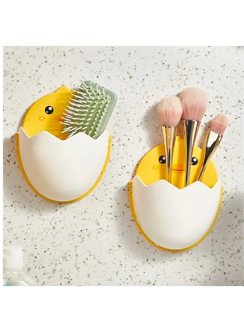 Multi-Use Chick Hatch Wall Holder - No Drilling Mobile Phone Remote Control Organizer - Image 1