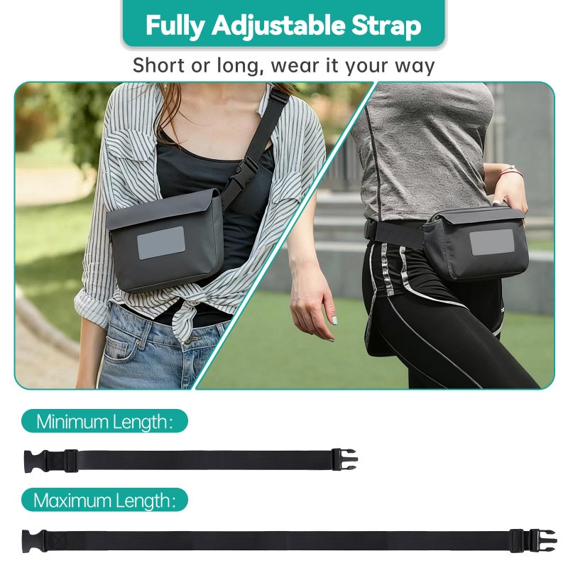 Fevbcnrj Nylon Strap with Buckle Compatible with Yeti Sidekick SideClick, 1.18" x 39.37" Adjustable Quick Release Buckle Strap, Attach to Dry Gear Case for Wear, Ideal for Outdoor Activities, Black - Image 5