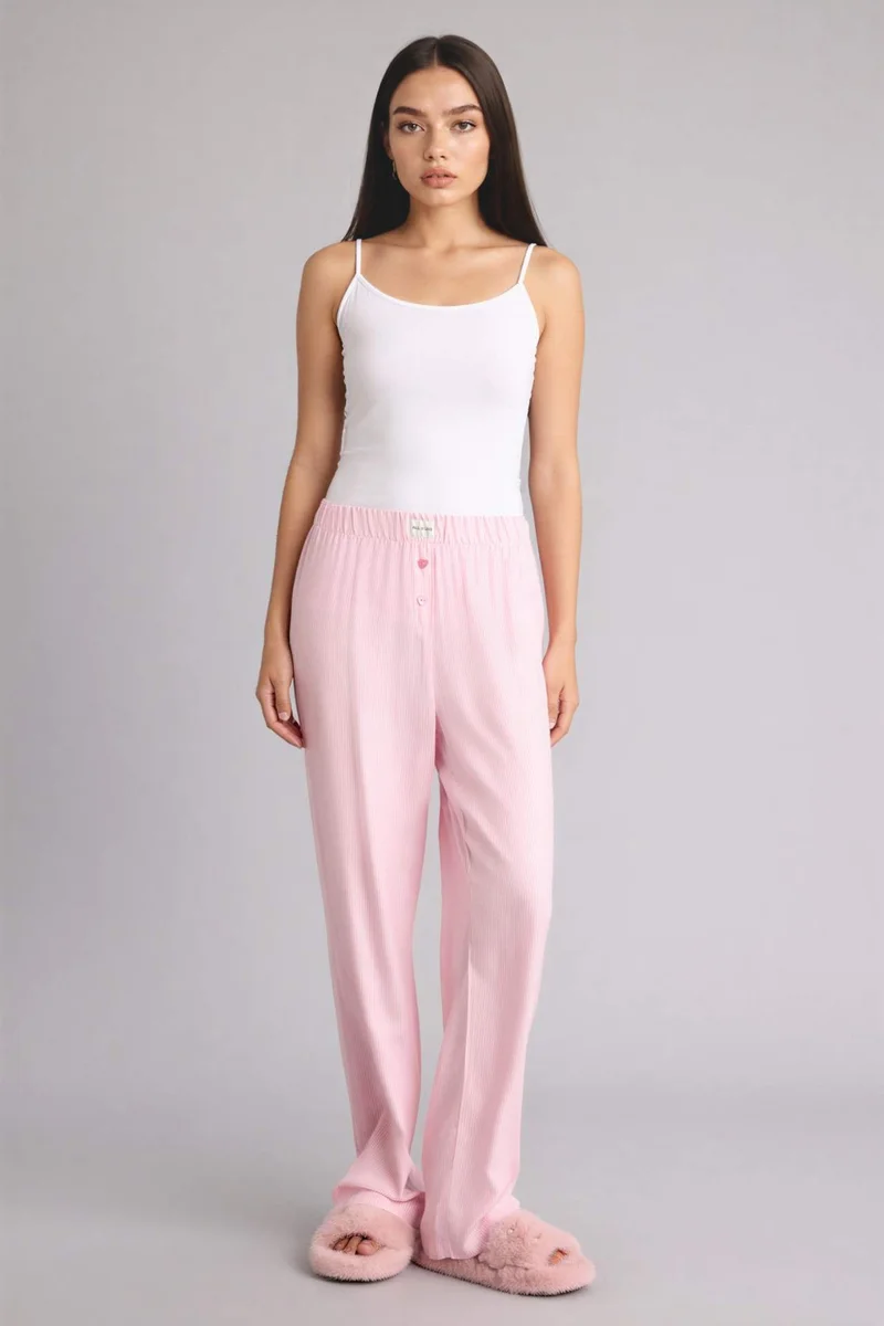 DeFacto Regular Fit Flannel Pajama Pants