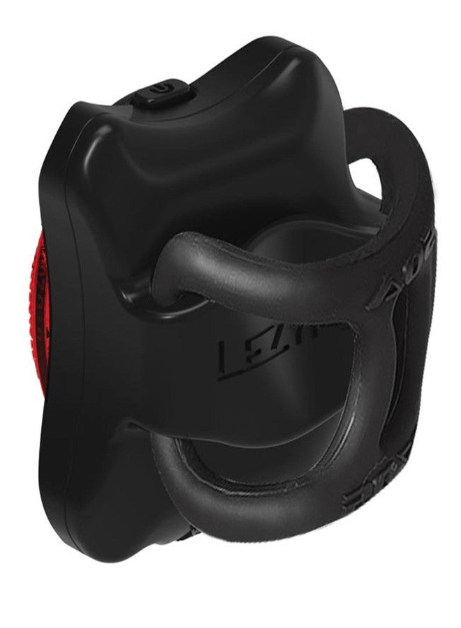 LEZYNE Zecto Drive 200+ Bicycle USB Rechargeable IPX7 Waterproof LED Rear Light w/Multiple Solid & Flash Modes | Silicone Rubber Mounting Strap Included, 200 Lumens/USB-C, Black - Image 3
