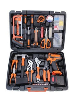 NKX 62 Piece Multifunctional Household Manual Hardware Tool Set with 12V Electric Drill Machine  - Image 1