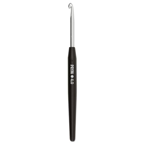 Prym 6" Crochet Hook, Aluminum with Soft Grip, 4mm - Image 2