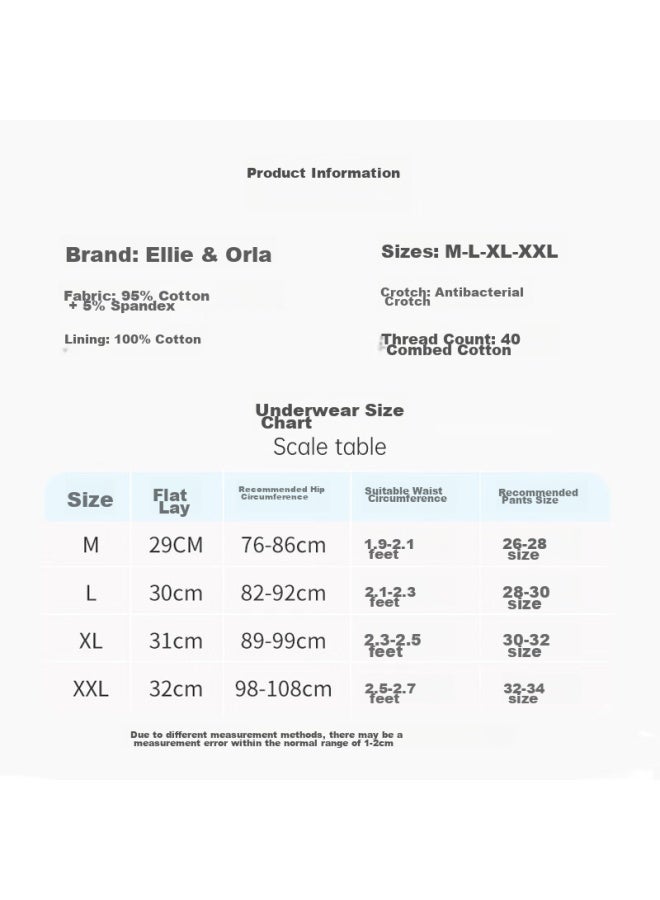 AURORA Ailier & Oulula Girls' Boyshort Underwear, Women's Boxer Briefs, Teenage Girls' Underpants, Middle And High School Students' Panties, Size L  - Image 5