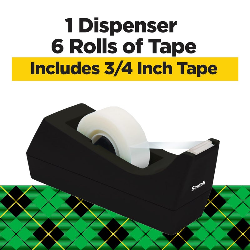 Scotch Magic Tape, 6 Rolls with Dispenser, Numerous Applications, Invisible, Engineered for Repairing, 3/4 x 1000 Inches, Boxed (810K6C38) - Image 3