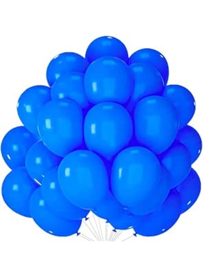 Generic Royal Blue Balloons – 100 Pcs Latex Party Balloons for Birthday, Baby Shower, Wedding & Event Decoration - Image 1