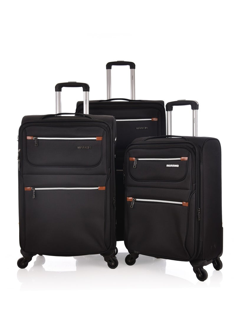 Track Travel bags set of 3 pieces from Track Fabric  28/24/20 inch 4 wheels. - Image 1