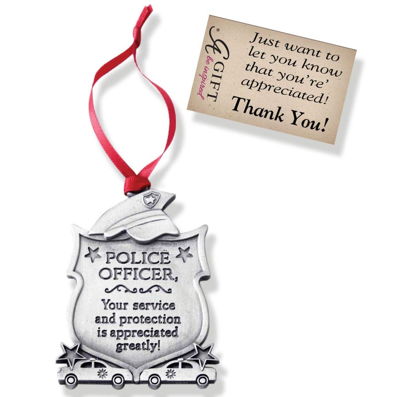 Cathedral Art Abbey CA Gift Police Officer Occupation Ornament