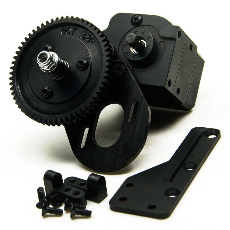 Benedict Harry AX2 2 Aluminum Speed Transmission Case Gearbox for 110 Axial SCX10 Wraith Honcho RC Car Black - Image 3