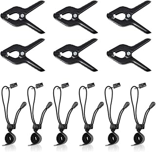 SLOW DOLPHIN Heavy Duty Spring Clamps and Background Clips for Muslin Backdrop, Photo Studio, Photography Backdrop - Image 1
