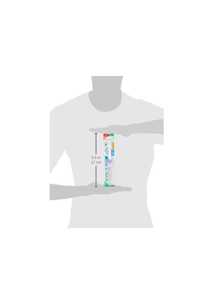 Gum فرشاة أسنان سفر قابلة للطي من GUM مع حماية مضادة للبكتيريا - Image 3