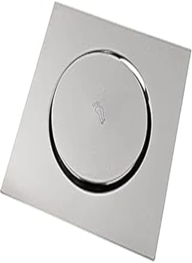 Star - Star Metallic Floor Drain (Silver, 20cm) - Image 1