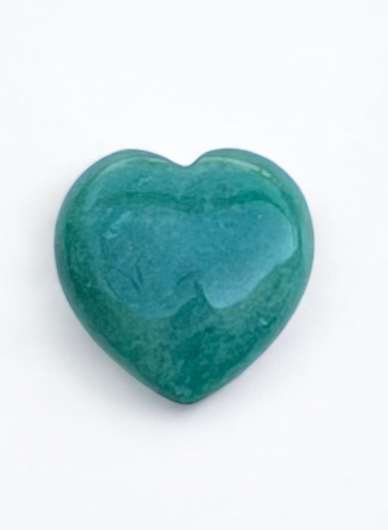 TheraLuma Natural Heart-Shaped Crystal Stone – Amethyst, Lapis Lazuli, Green Aventurine | Healing Gemstone for Meditation, Relaxation & Stress Relief  - Image 4