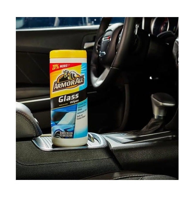 Armor All Glass Wipes - Pack of 2 (30 Wipes Each) - Image 4