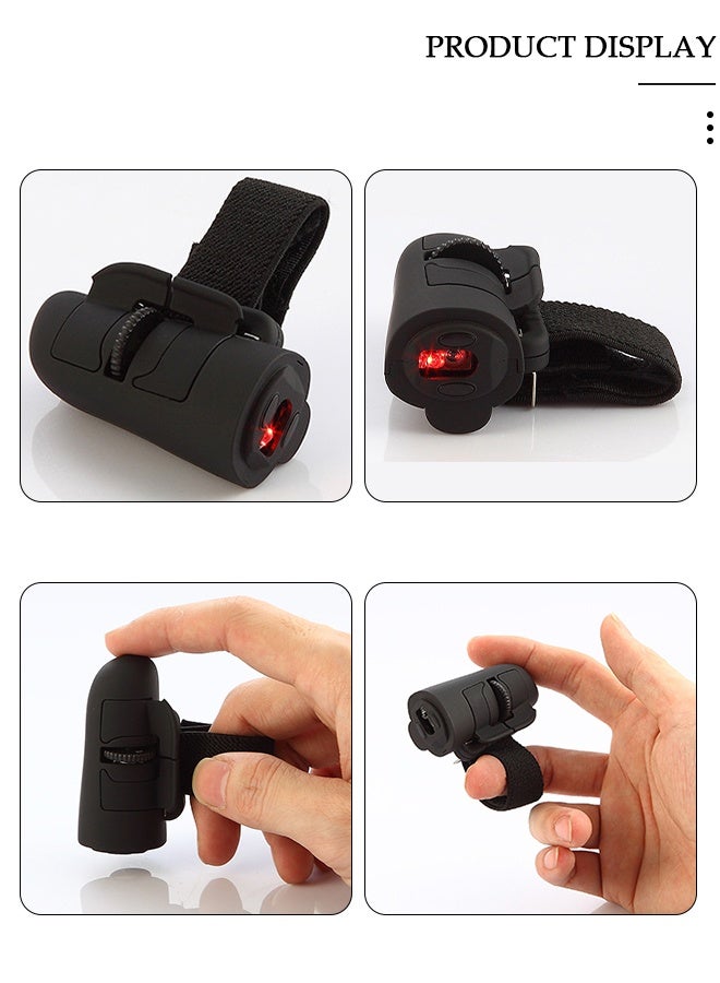 DUNISO High Speed Mini 2.4GHz USB Wireless Lazy Finger Rings Portable Optical Mouse for PC Laptop Desktop Reducing Wrist Fatigue - Image 2
