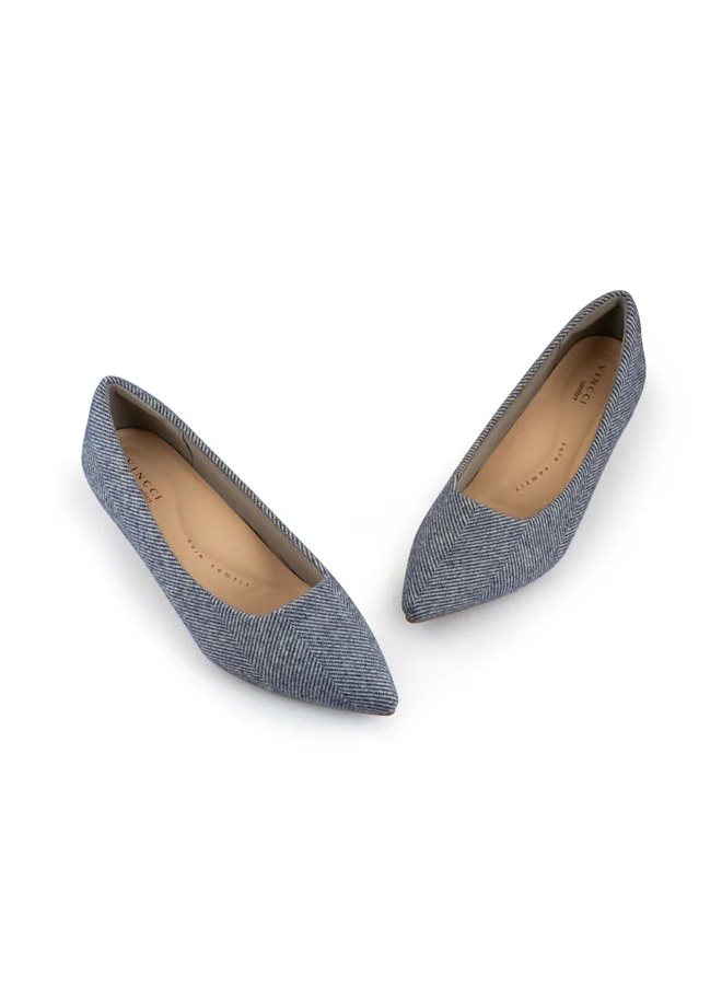 Vincci Women Pointed Toe Mid Heel Pumps