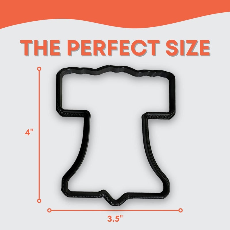 Bundle of Fun Liberty Bell Cookie Cutter with Easy to Push Design (4 inch) - Image 2