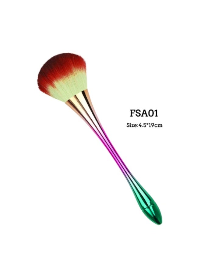 Nail Dust Brush Cleaner Nail Brush Is Used To Clean Dust Dip In Paint Large Makeup Brush Powder Blusher Brush Nail Cleaning Brush Nail Brush - Image 1