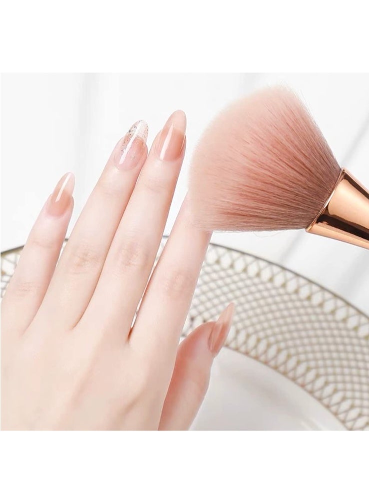 Nail Dust Brush Cleaner Nail Brush Is Used To Clean Dust Dip In Paint Large Makeup Brush Powder Blusher Brush Nail Cleaning Brush Nail Brush - Image 2