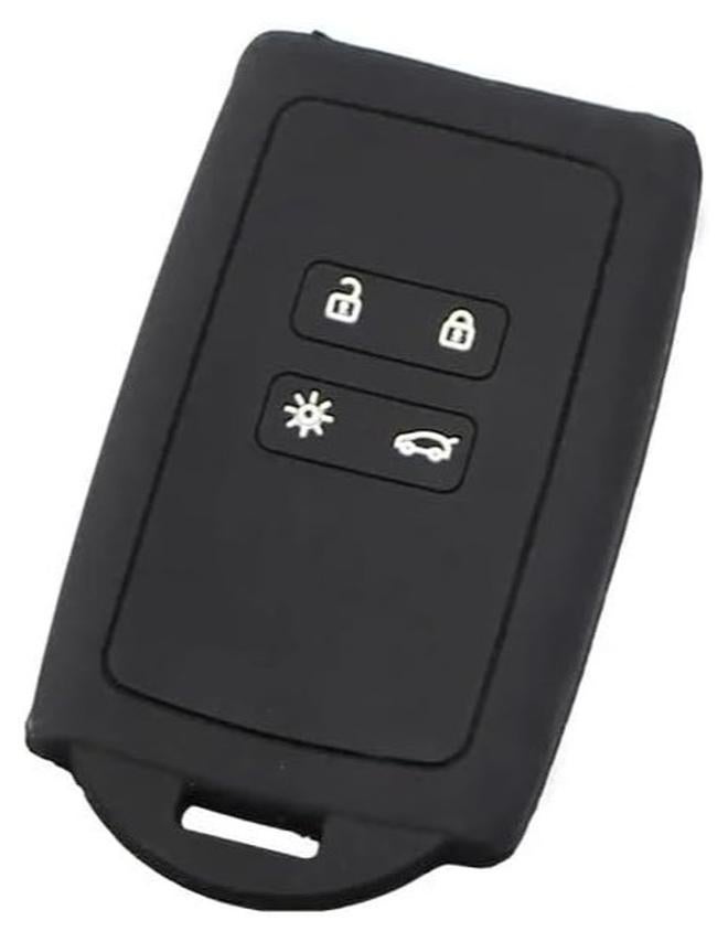 SOLDOUT 4 Buttons Silicone Key Cover Case Zoe Compatible with Renault Captur Megane Talisman Espace Clio Zoe Koleos Scenic 4 Arkana Dacia Sandero Card Remote - Image 1