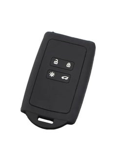 SOLDOUT 4 Buttons Silicone Key Cover Case Zoe Compatible with Renault Captur Megane Talisman Espace Clio Zoe Koleos Scenic 4 Arkana Dacia Sandero Card Remote  - Image 1