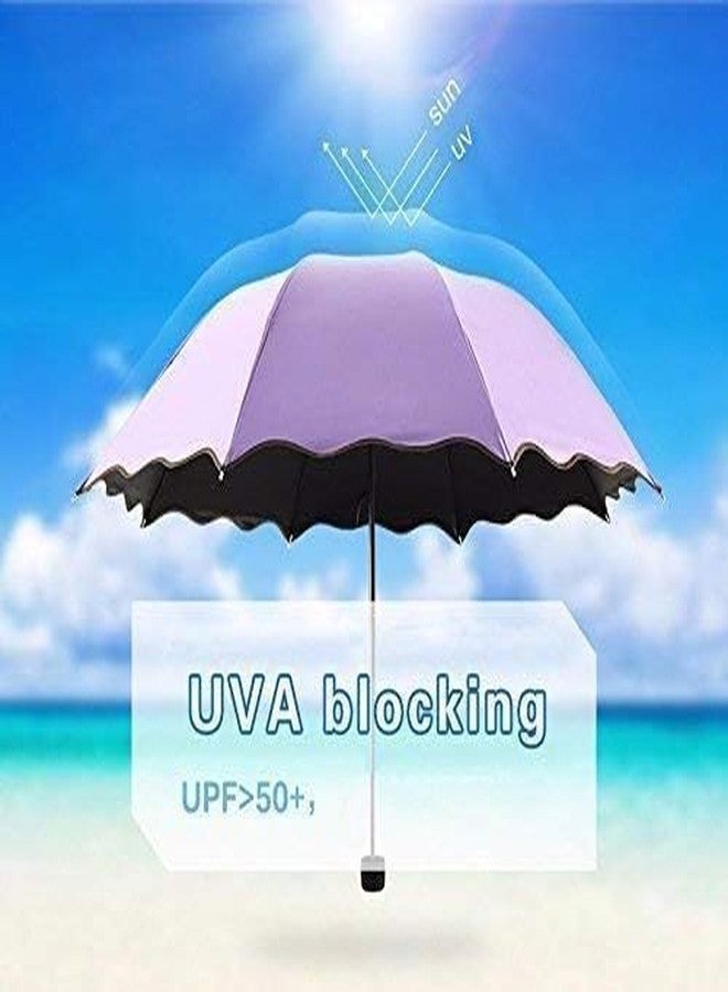 YUG ENTERPRISE umbrella rain summer chhata chatri cloudy baris Windproof And Waterproof Umbrella Rain And Uv Protection, Blossom Umbrella | 1 pcs - Image 5