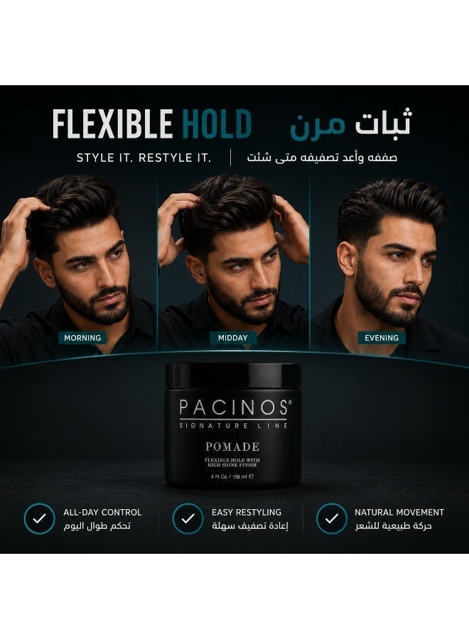 باتشينوس باتشينوز بوماد - تثبيت مرن، تحكم بالهيشان، لمعان عالي، مناسب لجميع أنواع الشعر - Image 3