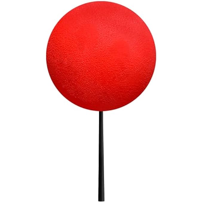 rayihni Cool Plain Red Car, Truck, SUV EVA Foam Antenna Ball Topper (Auto Accessory) (Pack of 3) - Image 1